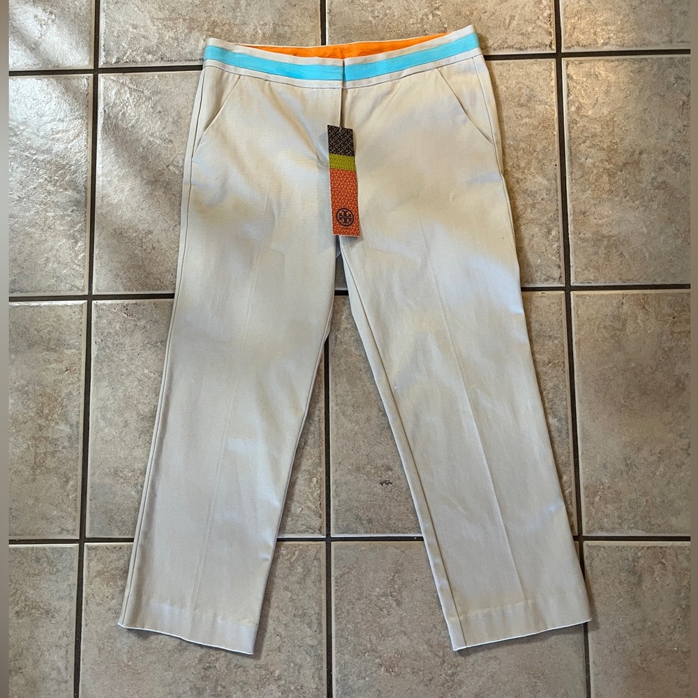 NWT Tory Burch crop pants
